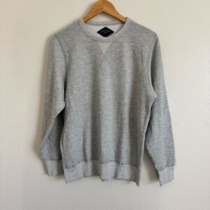 Bill Khakis Grey Crew Neck Pull Over Sweater